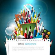 Colorful School Supplies N3