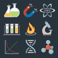 Physics Science Icons N2