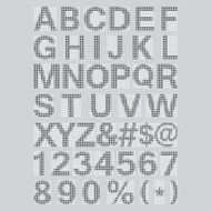 Pixel Font - Alphabets and numerals characters in retro square pixel N7