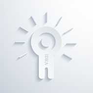Vector modern concept idea icon