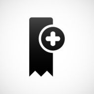 Bookmark icon on a white background - ShadeSeries