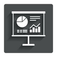Presentation billboard sign icon Diagram symbol N20