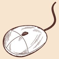Computer mouse sketch N2