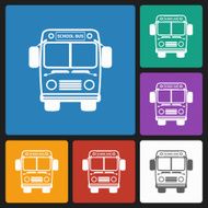 School Bus Icon N25