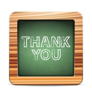 blackboard thank you