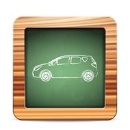blackboard car