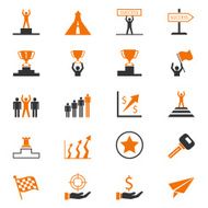 Set of business concept icons N5