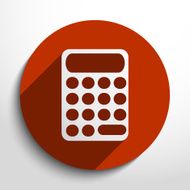 Vector calculator web icon N7