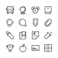 Education icons N189