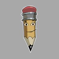 Cartoon Pencil N141