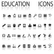 Education icons N190