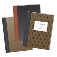 Set of blue and brown text books with hard covers N3