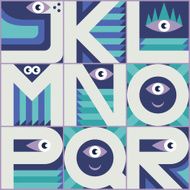 Monster font J - R