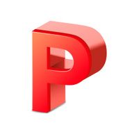 3d red letter P N3
