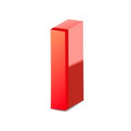 3d red letter I N3