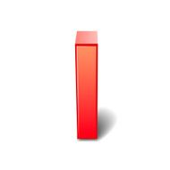 3d red letter I N4