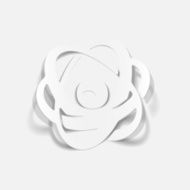 realistic design element atom N72