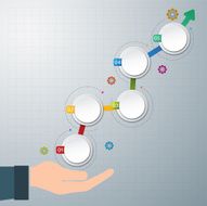 template modern info graphic design N11