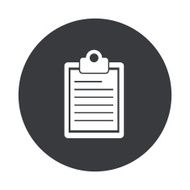 Vector modern gray circle icon N13