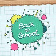 Cute Back to school background N6