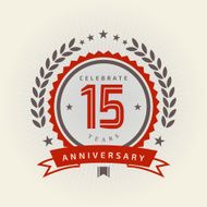 Fifteen Years Anniversary emblem N3