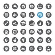 Education and Science vector icons