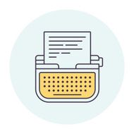 Typewriter Symbol