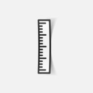 realistic design element ruler N129