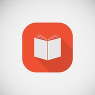 Icon of an open book eps10