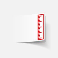 realistic design element ruler N130