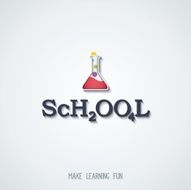 School - conceptual lettering design N2