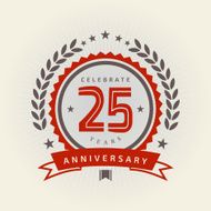 Twenty Five Years Anniversary Emblem N12