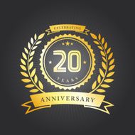 Twenty Years Anniversary emblem N12