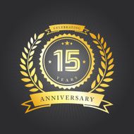 Fifteen Years Anniversary emblem N4