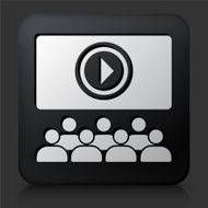Black Square Button with Multimedia Presentation