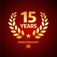 Fifteen Years Anniversary emblem N6