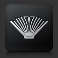 Black Square Button with Book Icon N21