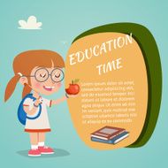 Colored Vector Education Poster N2
