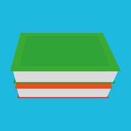 Group Of Colorful Books Illustration Isolated N11