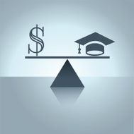 Cost of education concept