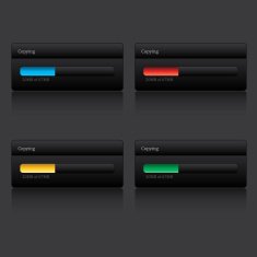 Black web copy icon