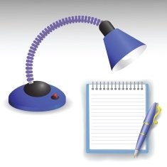 desk lamp and pen N2