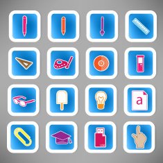 school and education icons N736