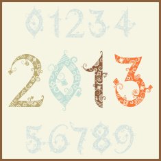 New year 2013 (two thousand and thirteen) N2