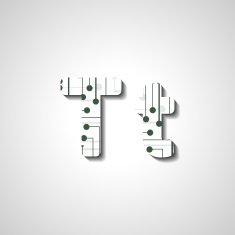 Colorful letter alphabet N518