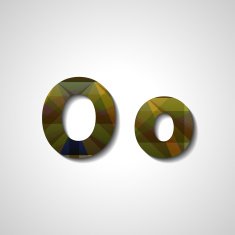 Colorful letter alphabet N550
