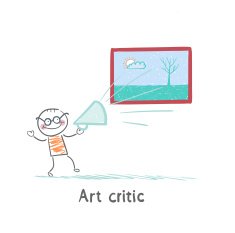 Art critic yells at the big picture