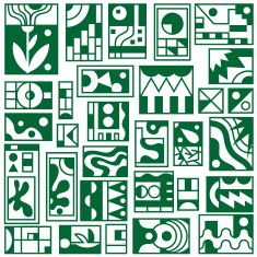 Abstract ecology icons