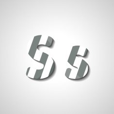 Colorful letter alphabet N599
