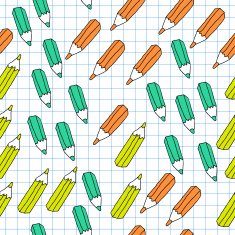 Seamless background with colored pencils N2